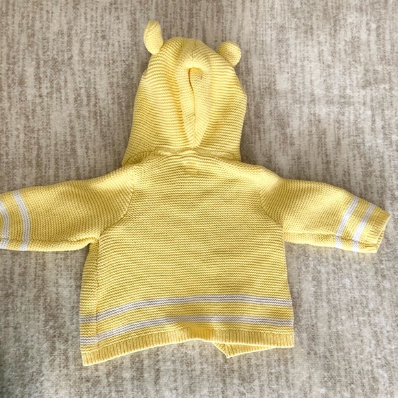 Baby Gap Garter Knit Hooded Sweater 3-6 months - Picture 7 of 7